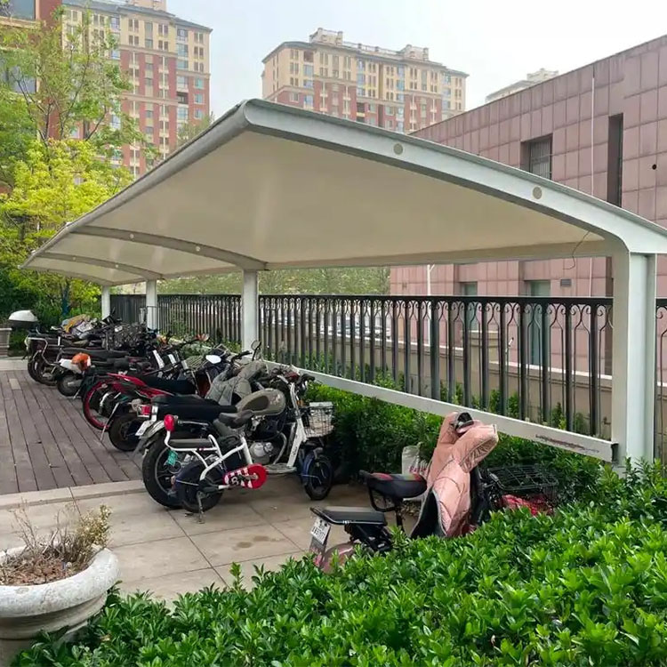 曲沃县膜结构电动车棚